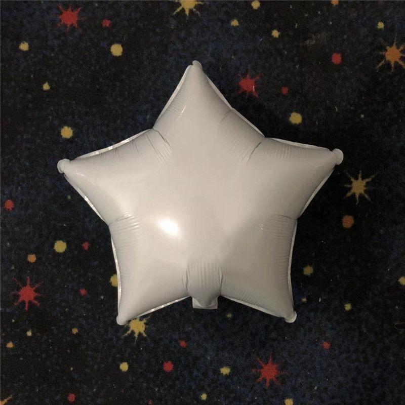 Colour Solid 18" Foil Balloons Heart Star Round Shape For Wedding Birthday Party
