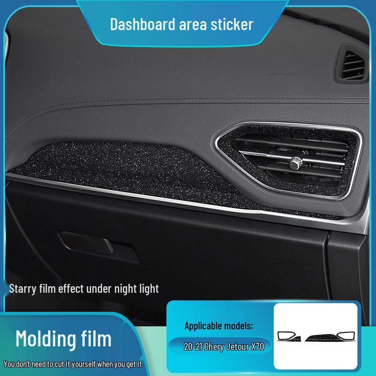 Starry Sky Film for Jetour X70 Interior and Center Console Frosted Film Sticker Replacement