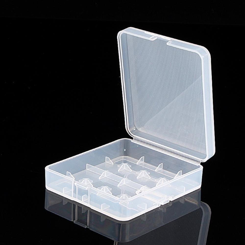 1pc 2/4x 18650 Battery Storage Box Durable Plastic Battery Container Battery Storage