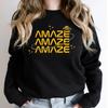 Amaze Amaze Amaze Sweatshirt Projekt Hail Mary Rocky Sweatshirt Unisex Langærmet Rundhalset Pullovers Bogelskere Gave Hættetrøje