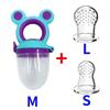 Alimentatore Frutta Cibo Silicone Senza BPA per Bambini Sacchetti Alimentazione Toddler Tettarella Nipple Soother per Neonati Masticatore Alimentazione Neonato