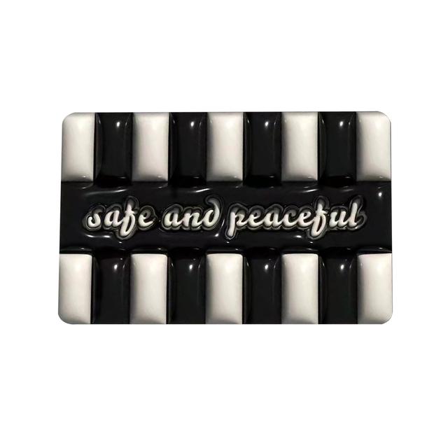 Cute Cartoon Bathroom Bath Mat Crystal Velvet Non Slip Mat Floor Rug Water Absorbent Doormat 3D Cobblestone Embossed Foot Mats