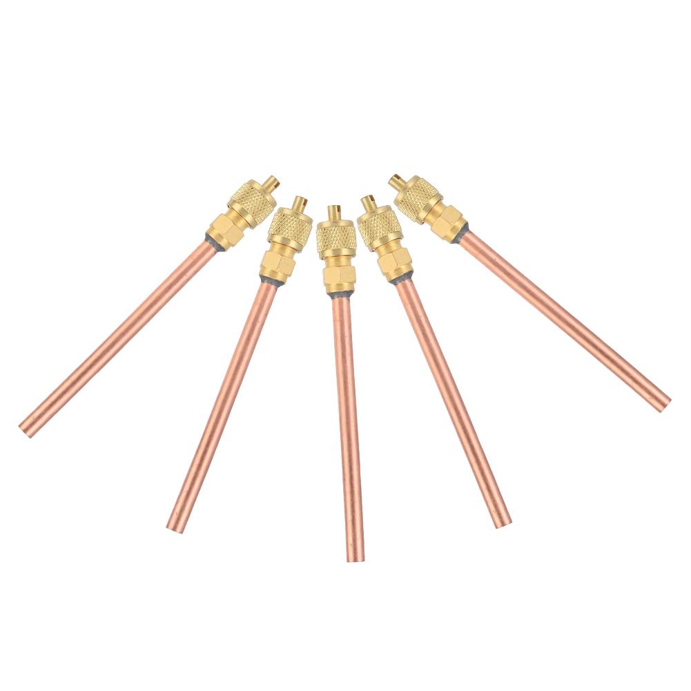 5Pcs Refrigerator Check Valve Air Conditioner Conditioning Filling Valves One Way HS‑110