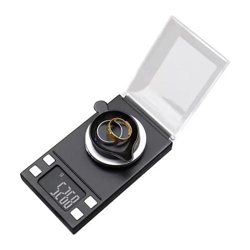 Audiophile Portable Pocket Digital Scale, 0.001g-50g Precision, Professional-Grade, 111x66x31mm, 80g, AAA Batteries Sold Separately