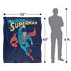 SUPERMAN Superhero Soft Touch Blanket