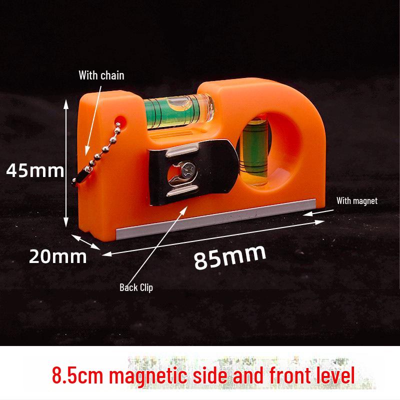 Mini Acrylic Single-Line Bubble Level Ruler