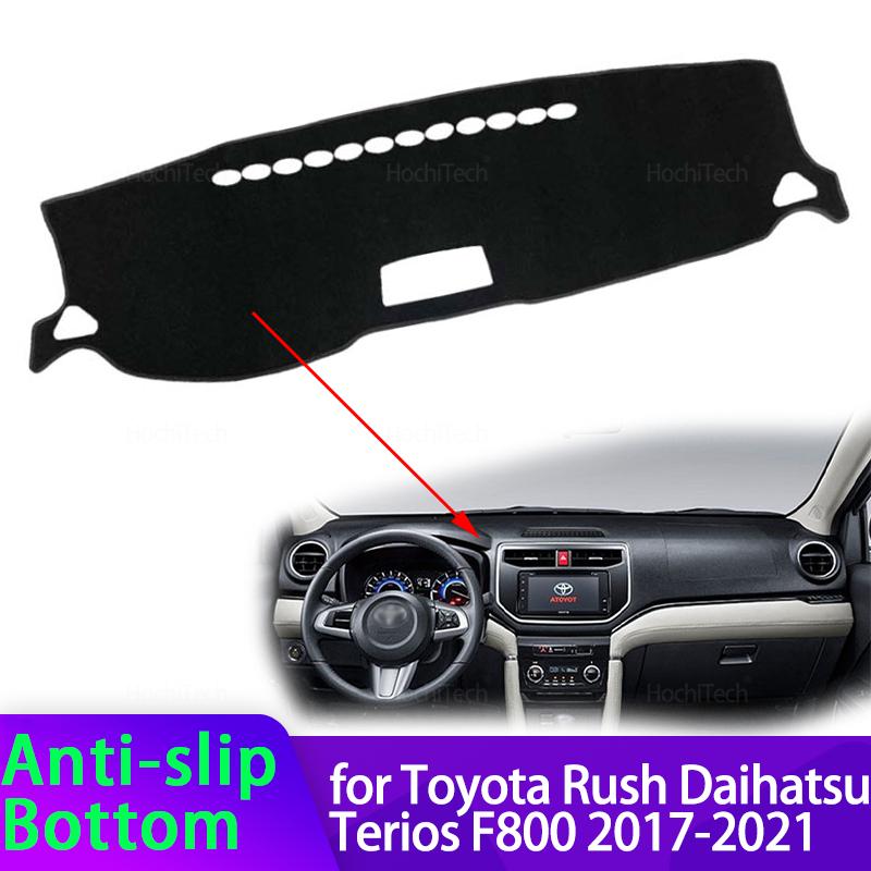 For Toyota Rush Daihatsu Terios F800 2017-2021 High Quality Dashboard Mat Dashmat Cover Pad Sunshade Carpet Accessories