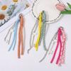 Anti-lost Colorful Braided Lanyard Beaded Nylon Rope Keyring Mobile Phone Lanyard  Christmas Gifts
