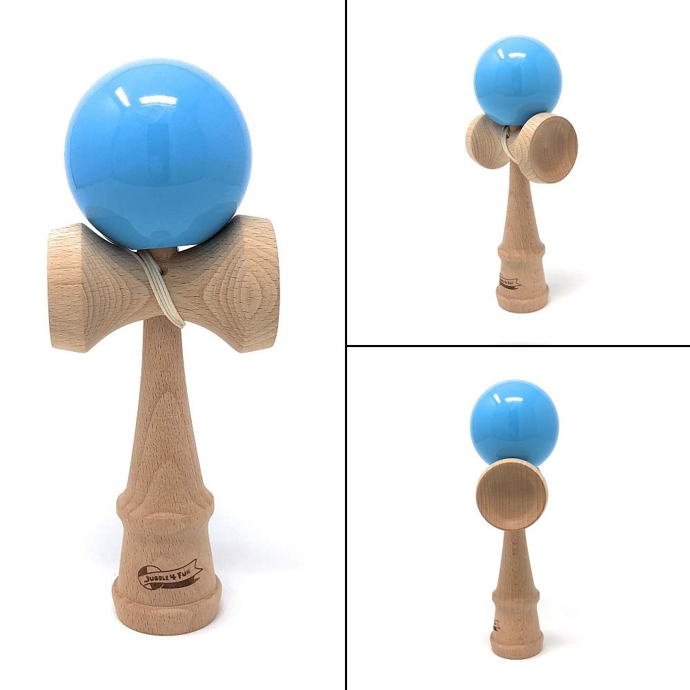 MyCircus Kendama spare strings and for JUGGLE 4FUN (with bag) adults, (light blue)