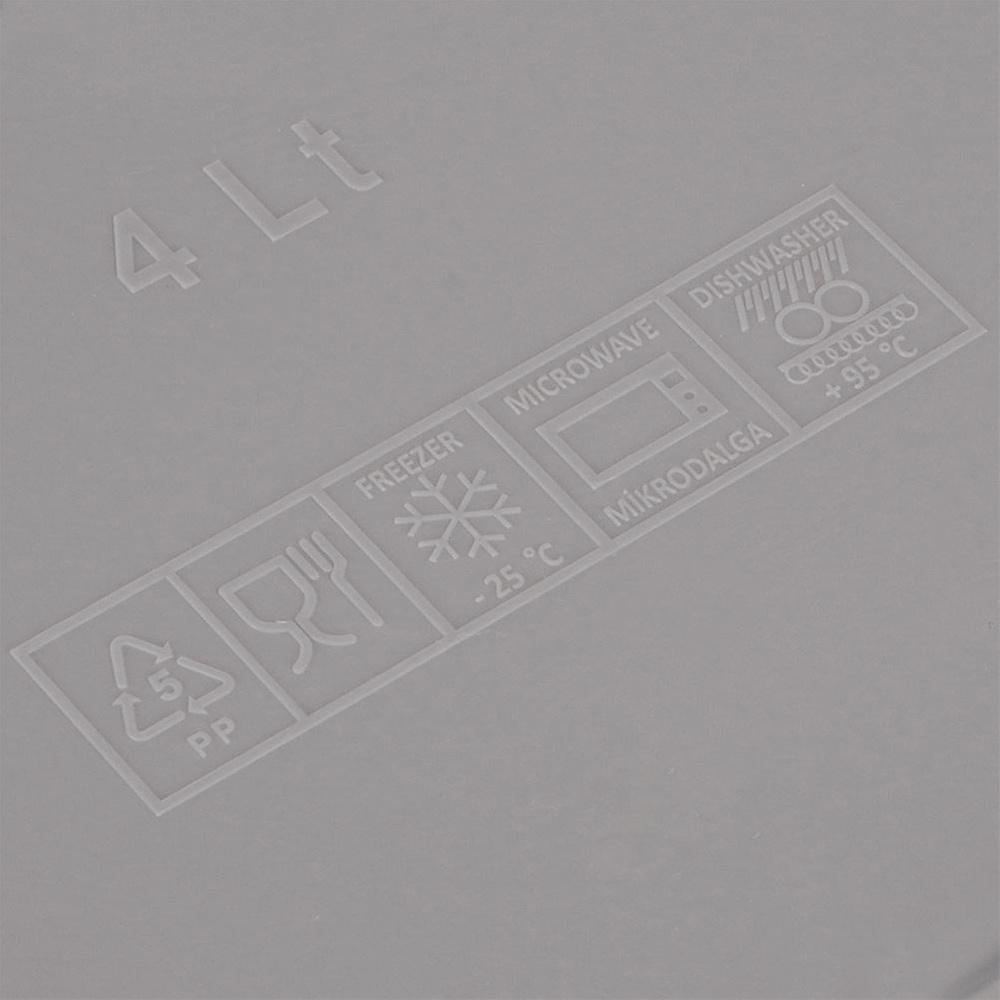 Large Bowl for Kneading, Proving, Mixing, Kitchen, 25 Cm, 4L