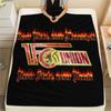 1. FC Union Berlin Printed Flannel Blanket, soft throw for bedroom sofa, washable, fan merchandise, great gift.