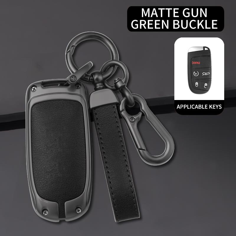 

Zinc Alloy Car Key Case Cover For Fiat Jeep For Dodge Ram 1500 Journey Charger Dart Challenger Durango Holder Shell Accessories