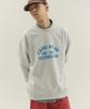 CAMEL WORK Distribution Round Logo Sweatshirt (Ash Grey)