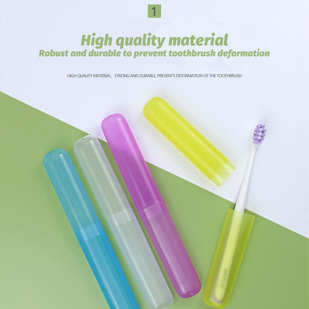 Travel Toothbrush Case Box Portable Protector Household Health Convenient