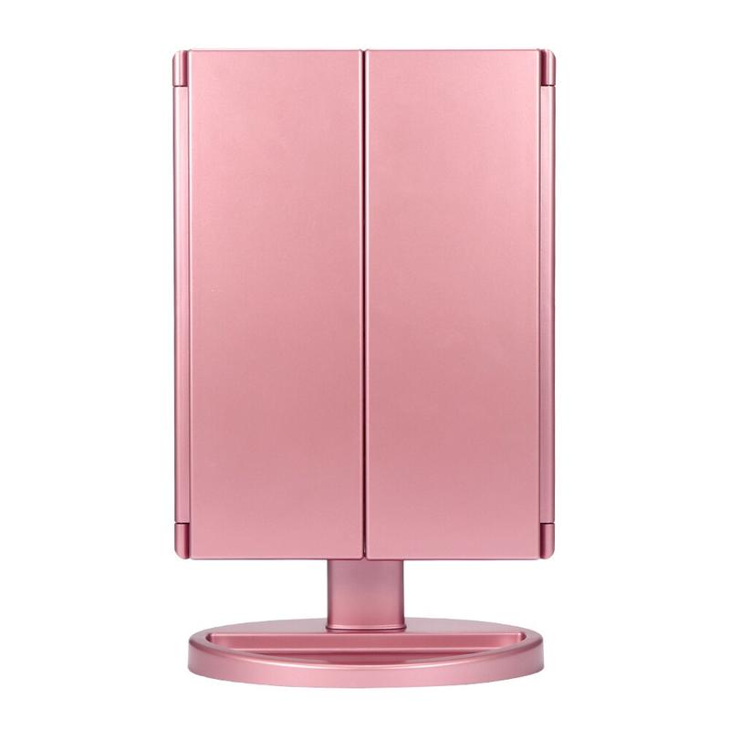USB Three Times Mirror Mirror Smart Touch Beauty Mirror 22 LED Mirror Mirror Mirror Cosmetic Mirror Mirror | Bath Mirror