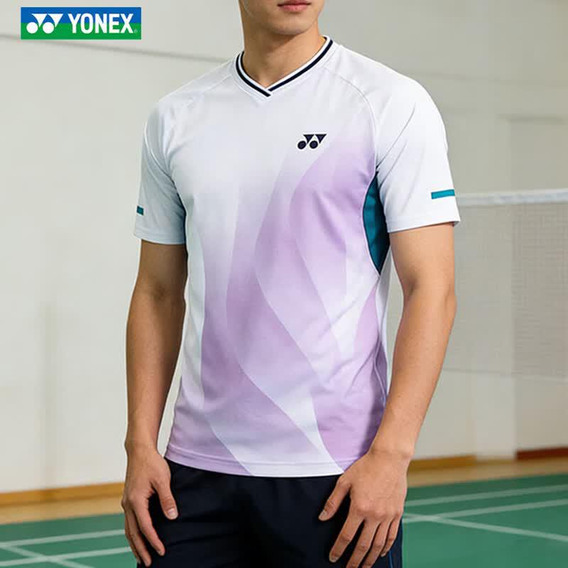 Мужская тренировочная футболка для бадминтона YONEX 1101926BCR 2XL белый