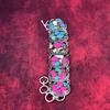 Cotton Candy Turquoise 925 Solid Sterling Silver Bracelet with Adjustable Chain, Handmade Gemstone Jewelry Bracelet For Memorial Day