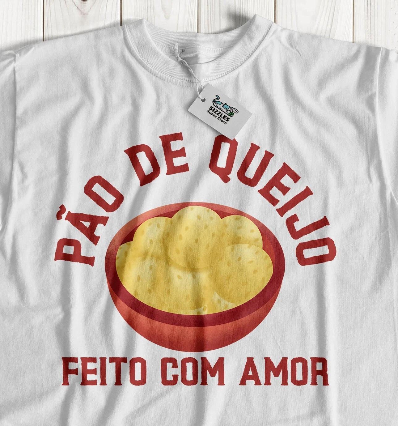 

Unisex Pao De Queijo T-Shirt Brazilian Cheese Ball Gifts S