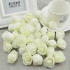 50pcs Artificial Flowers PE Foam Roses Head Bear Handmade Wedding Home Garden Holiday Party Decor Scrapbook Gifts Box Diy Wreath