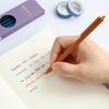 5pcs Retro Color Pen Set Triangular Barrel Vintage Purple Gray Brown Gel Ink Pens for Marker Liner Office School Supplies A6727