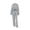 Womens Soft Fleece-Lined Long Sleeve Hoodie Elastic Waist Pants Set Casual Sporty Outfit Daily Wear