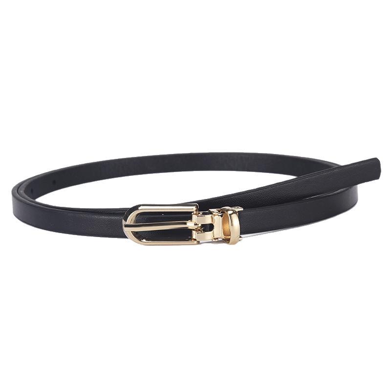 2025 Women's Alloy Buckle Belt: Versatile Pin Design for Fashion, Commute, Waist Chain, and Pants/Dress Decoration