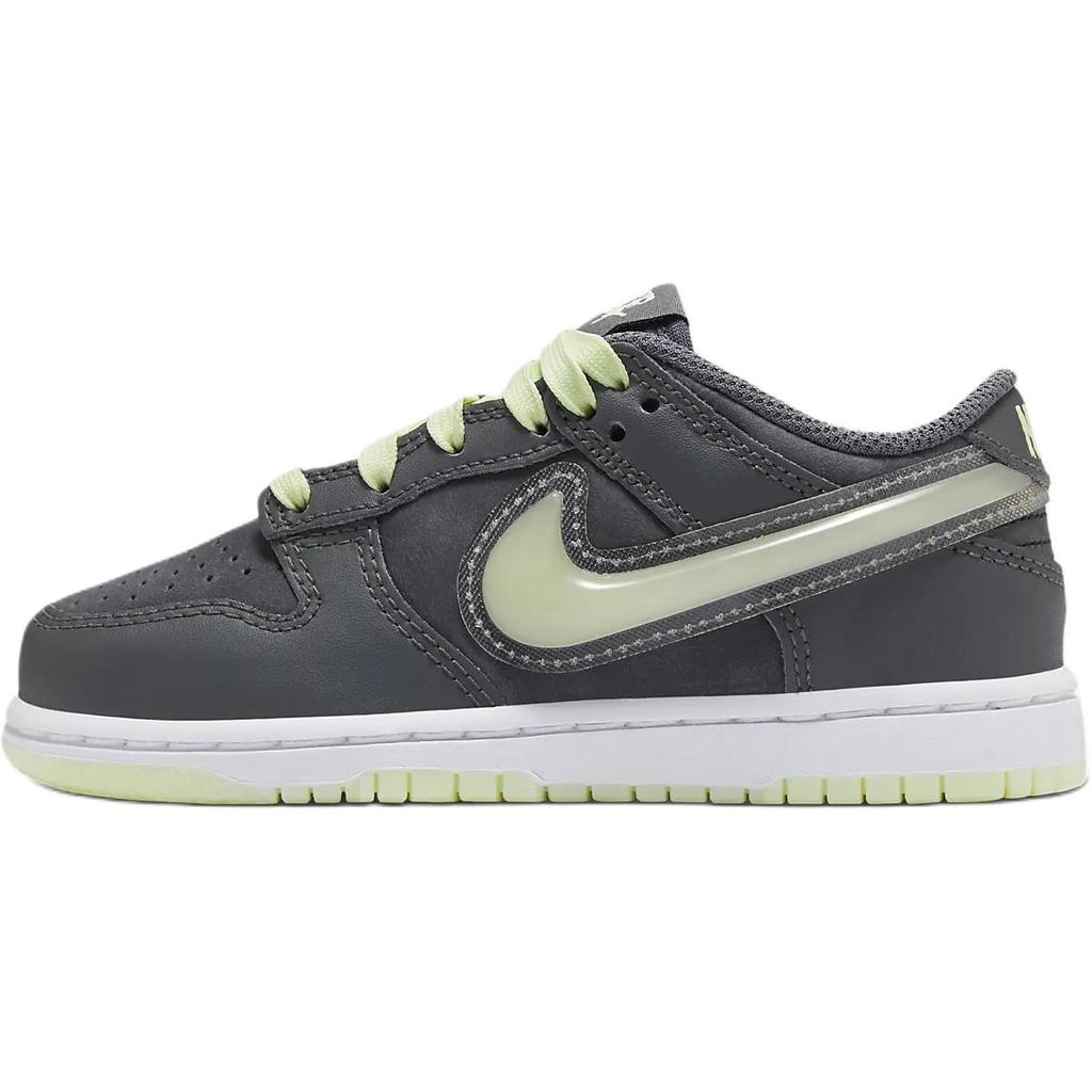 New Nike Dunk Anti Slip Wear Resistant Low Top Kids' Skateboarding Shoes Gray Children Aged 3 7 Years Old HQ3241-068