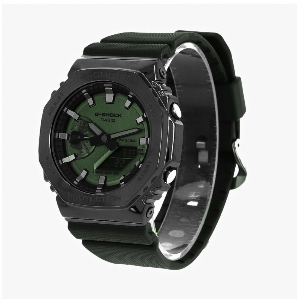 G Shock Gm 2100b 3adr  Gm 2100b 3a  biG Face diGital analoG octaGonal SportS Soldier Herren Urethanuhr