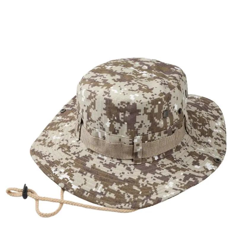 LDSLYJR Four Seasons Cotton Print Bucket Hat Fisherman Hat Outdoor Travel Hat Sun Cap Hats for Men and Women 154
