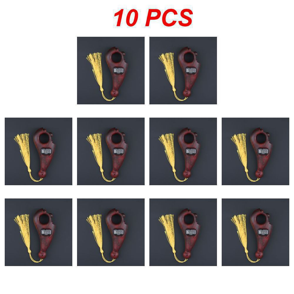 1~10PCS Portable Handheld Tassel Digital Beads Counter Finger Game Decompression Toy