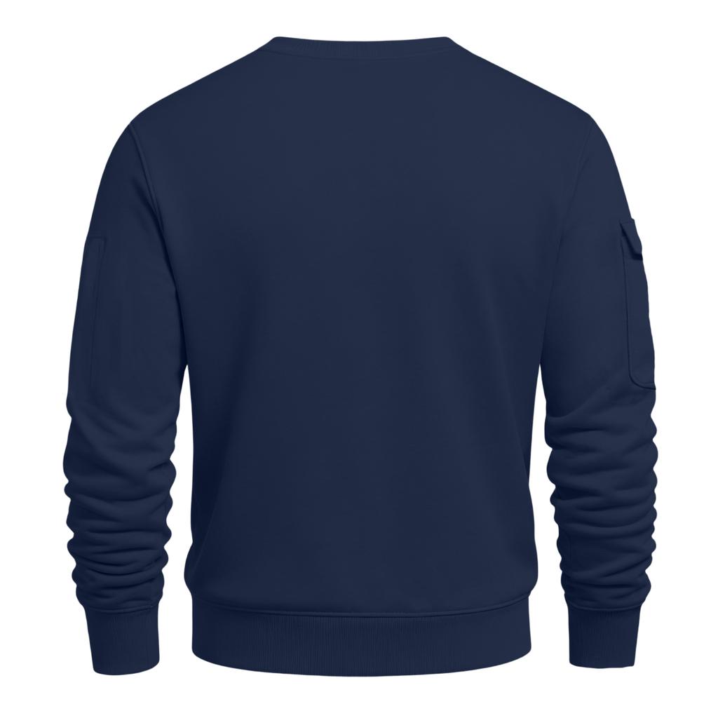 Men'S Fleece Round Neck Pullover With Fleece Solid Color Hoodie And Fleece Fleece Fleece Jacket