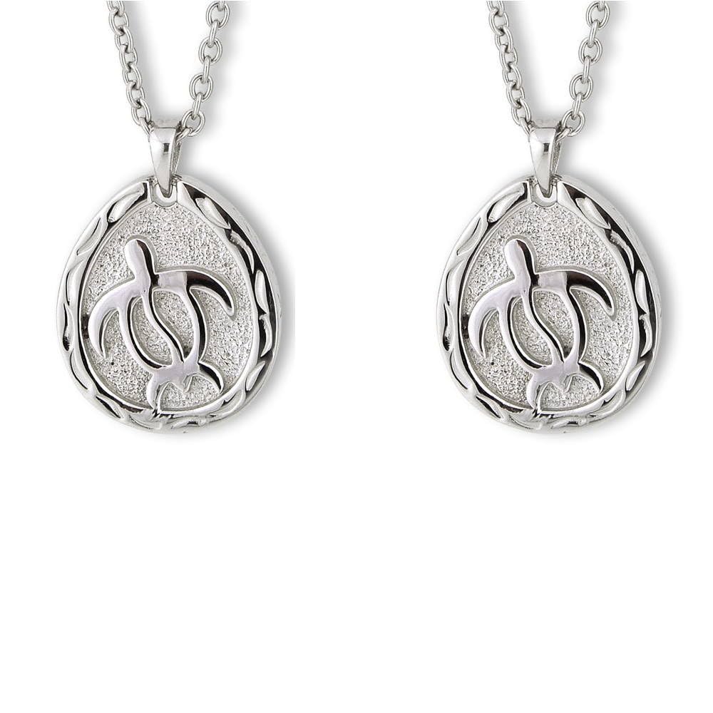 

Aloha lokahi Hawaiian Jewelry Pair Necklace Surgical Stainless Steel Honu Silver Azuki Chain Steel Width (Aloha Lokahi) (Stainless 2mm)