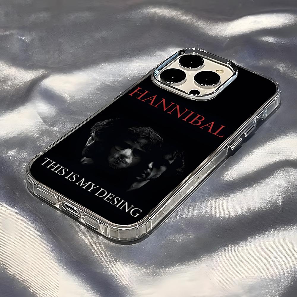 

H-Hannibal Classic Vintage Phone Case For IPhone 17 Pro Max 16 15 14 Pro Max IPhone 13 Pro Max 11 Plus Transparent Cover iPhone 12