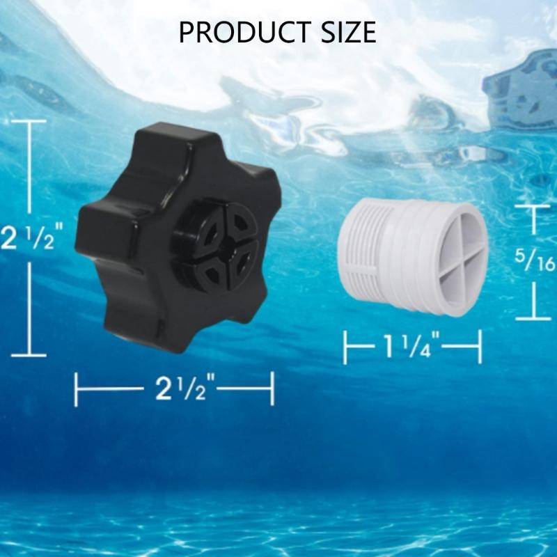 Practical Designs Pool Drain Covers Set for Enhances Safety and Easy Installation in Various Pool Types Accessory