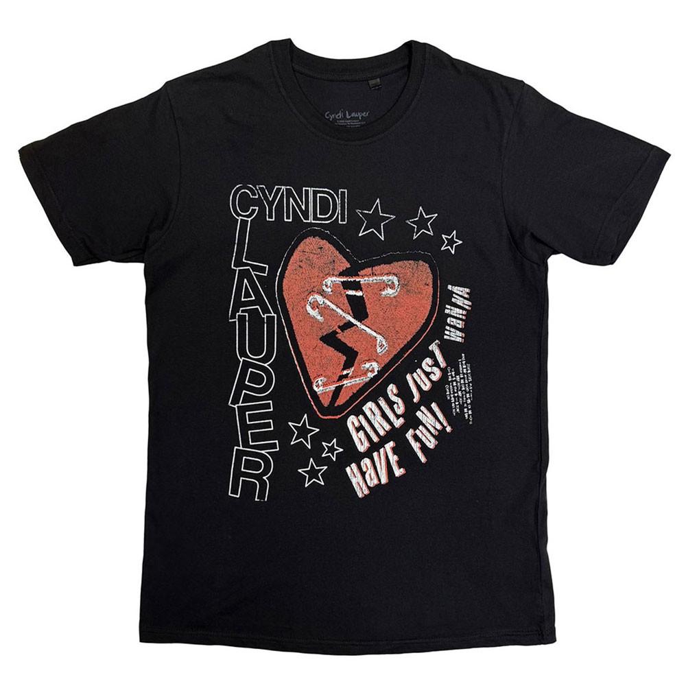 Cyndi Lauper Heart T Shirt Xl S