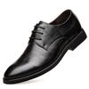 Men's Leather Shoes Business Casual Dress Shoes Gentleman Handsome Party Wedding Shoes