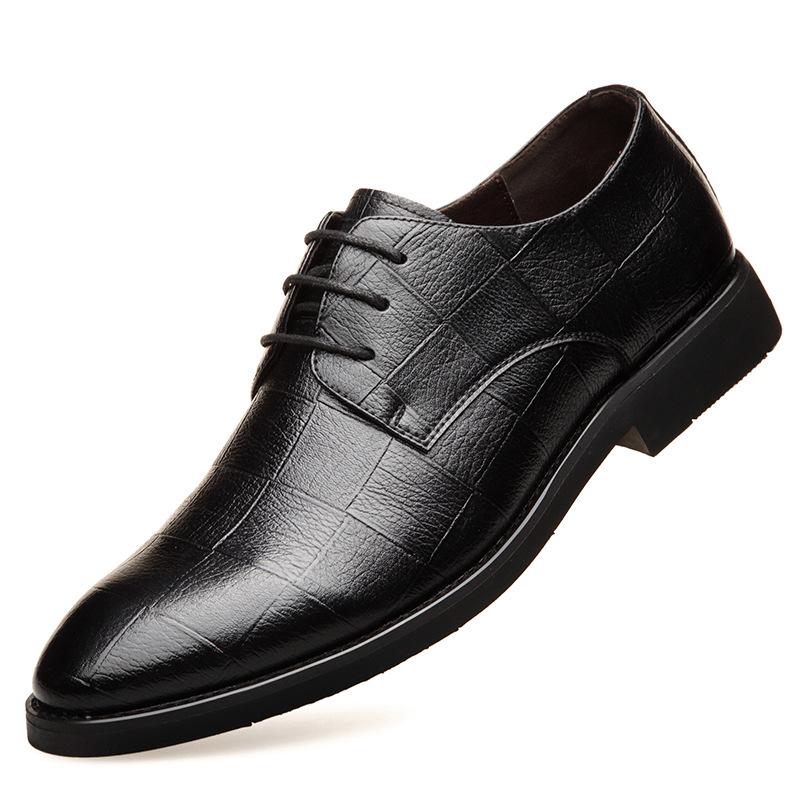 Men's Leather Shoes Business Casual Dress Shoes Gentleman Handsome Party Wedding Shoes