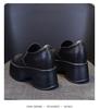 Loafers Women's 2025 New Inner Height Increase Platform British Style Small Leather Shoes Women's One-pedal Lazy Muffin Shoe List