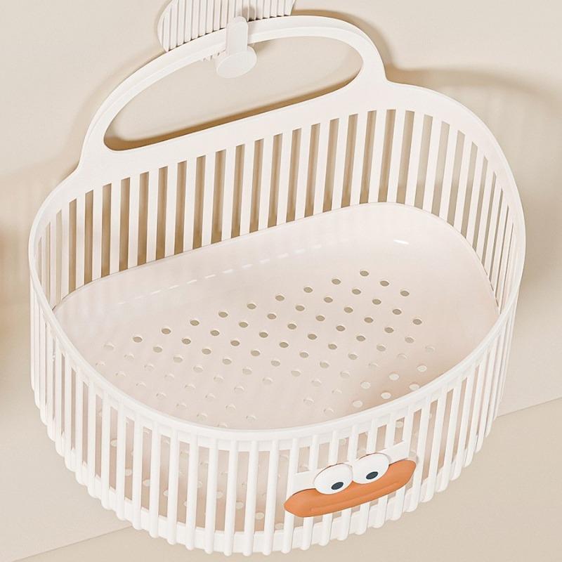 Multifunctional small hanging basket toilet bathroom discarded face towel storage basket kitchen dormitory bedside wall hanging basket