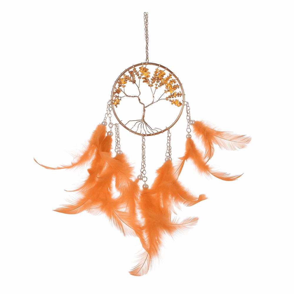 

Tree Shape Sun Catcher Colorful Car Pendant Window Ornament Hanging Dream Catchers Window оранжевый