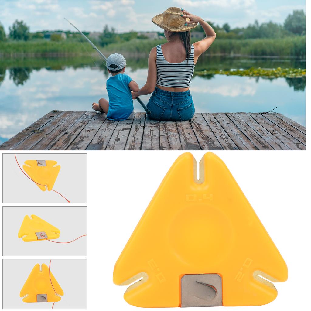 Outil d'épluchage de tresse gainée de pêche Outil de retrait de ligne gainée Coupe-ligne Accessoire de pêche