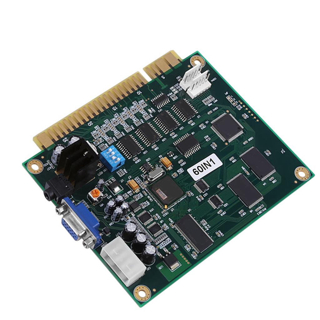 Classic 60 in1 Multicade PCB Board  CGA VGA Output for Arcade Game Machine