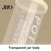 Food-grade Storage Container Transparent Grain Canister Kitchen Sealed Jar Food-Grade Airtight Pantry Organizer for Snacks Dried Foods Tea Visible