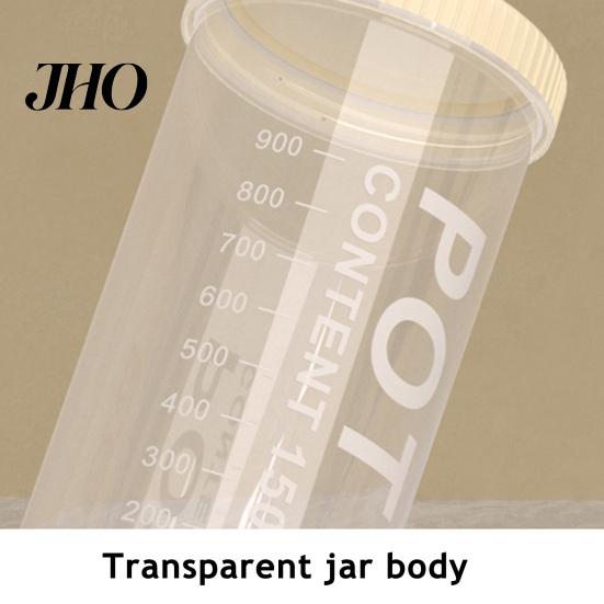 Food-grade Storage Container Transparent Grain Canister Kitchen Sealed Jar Food-Grade Airtight Pantry Organizer for Snacks Dried Foods Tea Visible