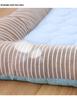 Breathable Summer Cooling Pet Mat for Cats & Dogs - Cotton Comfort for Medium & Small Breeds
