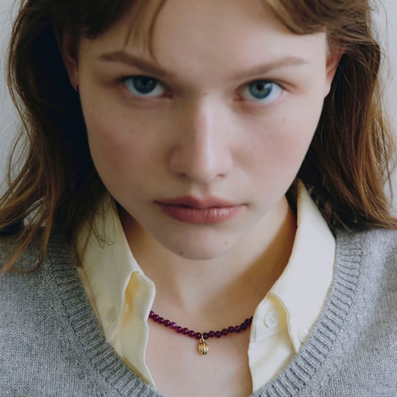 VINTAGE HOLLYWOOD Cozy Grape Necklace_VH2579NE002M