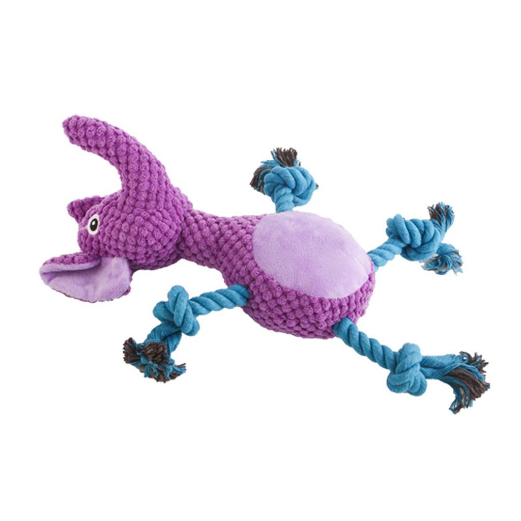 Hundebeißring, quietschendes Hundespielzeug für aggressive Kauer, Hundekauspielzeug, Plüschhund, quietschendes Spielzeug, Plüsch, ausgestopftes Hundespielzeug, Plüschtier