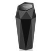 Remarks Japan Car Trash , Stylish, Bottle-Shaped with Lid, Slim, Drink Holder, Trash for Cars, Cars, Simple, Convenient, Black