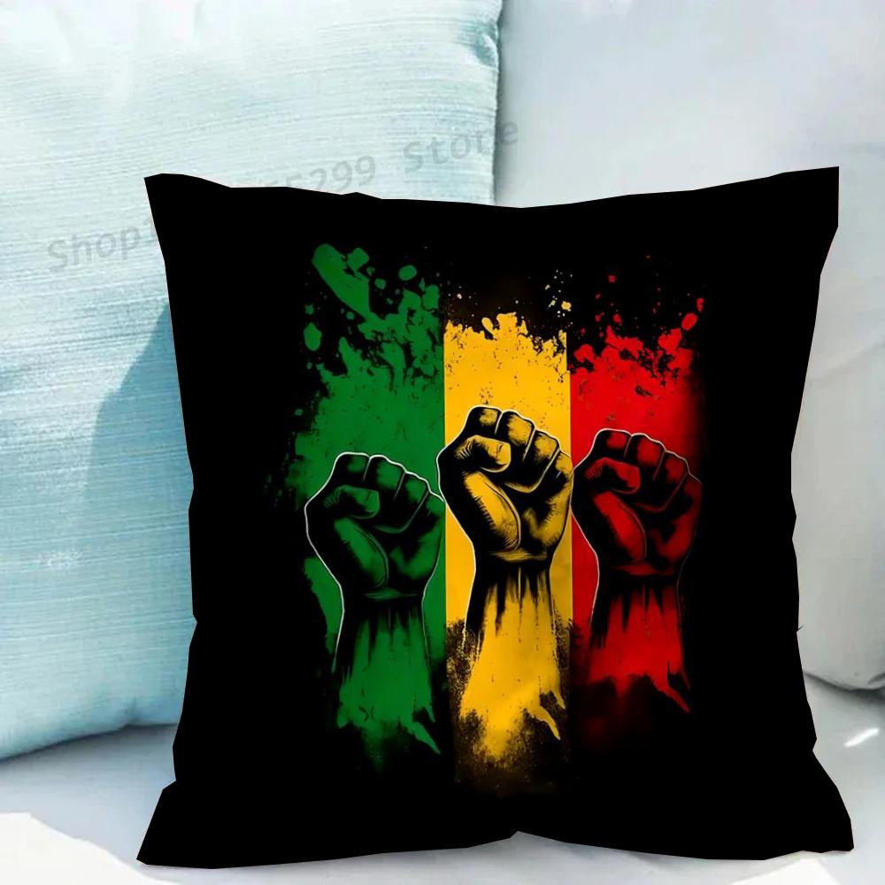 1Pc Map Of Africa Geometrics Pillow Case Square Bedroom Sofa Leisure Comfort Cushion Car Living Room Home Decoration