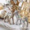 1 pieza Reno de Navidad Simulación Ciervo Decoración Adorno Para Árbol de Navidad Fiesta